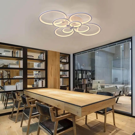 Modern LED Flush Mount Lighting Fixture - Home & Garden > Lighting