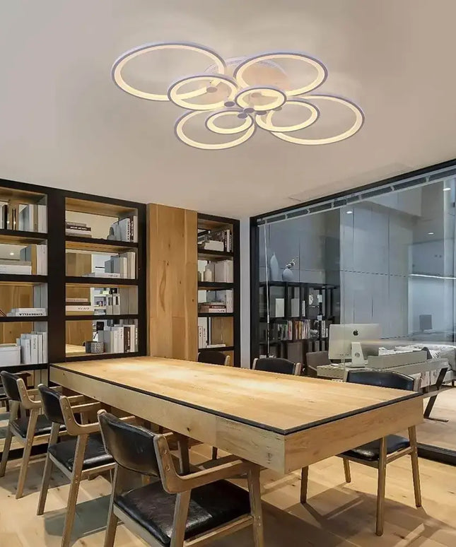 Modern LED Flush Mount Lighting Fixture - Home & Garden > Lighting