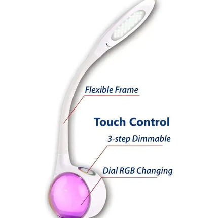 Mood Colour Changing LED Desk Lamp-TABLE AND FLOOR LAMPS-CLA Lighting