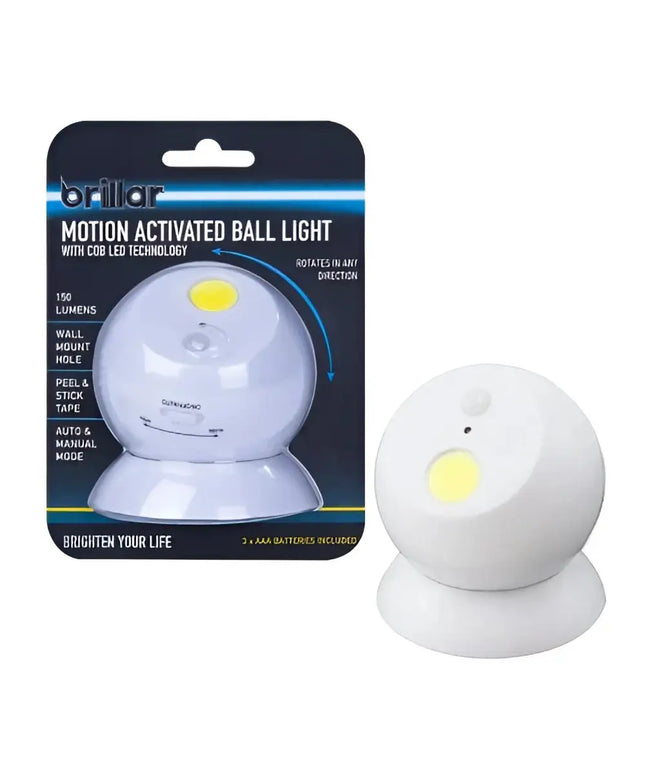Motion Activated Swivel Ball Light--Brillar