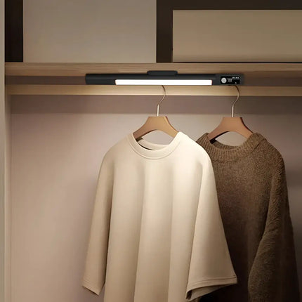 Motion Sensor Rechargeable LED Night Light with Digital Display