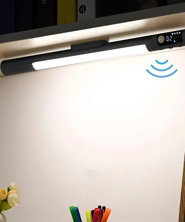 Motion Sensor Rechargeable LED Night Light with Digital Display