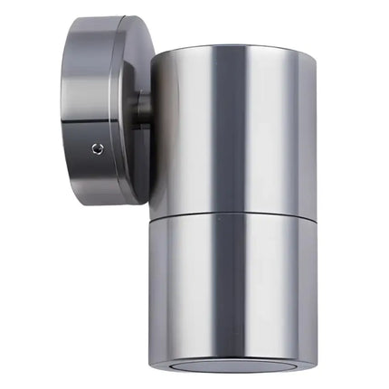MR16 12V Exterior Single Fixed Wall Pillar Light Titanium IP65 - PM1FT-Exterior Wall Lights-CLA Lighting