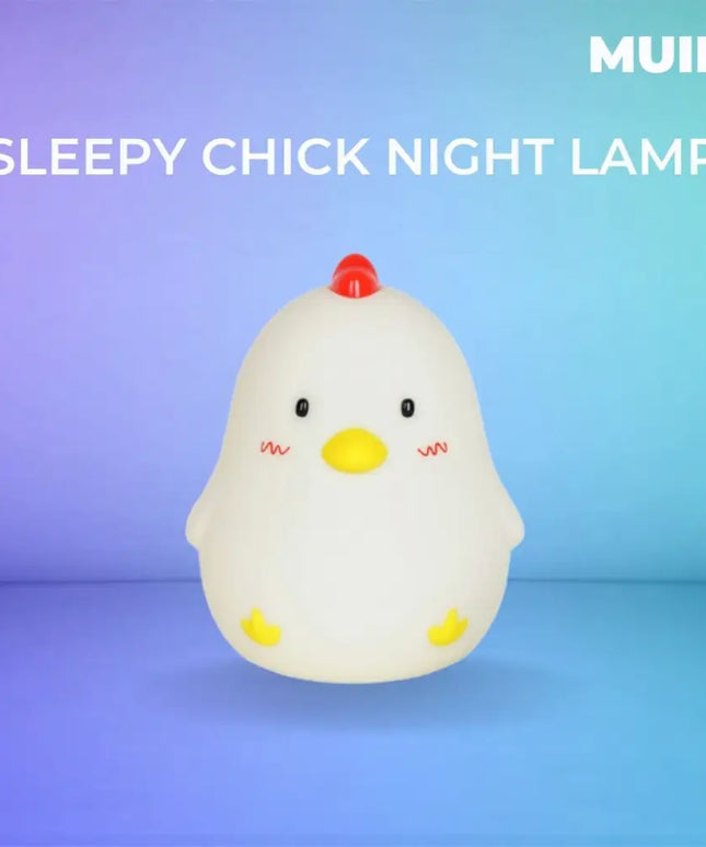 Muid Sleepy Chicken Night Lamp Function Only White - Home & Garden > Lighting > Night Lights & Ambient Lighting