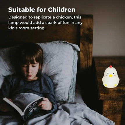 Muid Sleepy Chicken Night Lamp Function Only White - Home & Garden > Lighting > Night Lights & Ambient Lighting