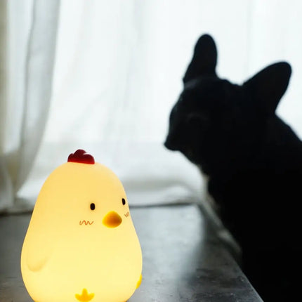 Muid Sleepy Chicken Night Lamp Function Only White - Home & Garden > Lighting > Night Lights & Ambient Lighting
