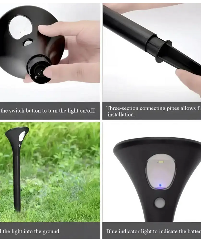 Nebula Solar PIR Spike Twin Pack Kit - 6000K