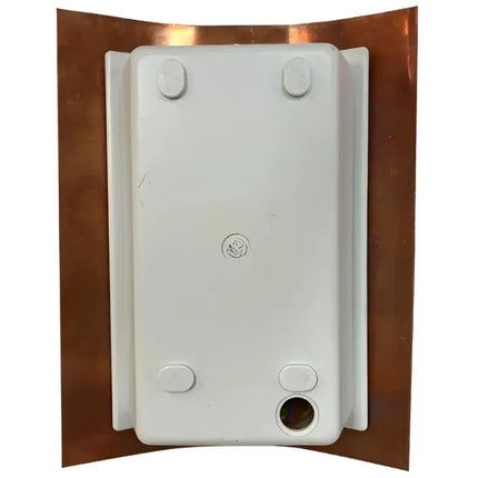 NED Exterior Surface Mounted Wall Light Grilled 316 Stainless Steel IP54 - NED02-Exterior Wall Lights-CLA Lighting