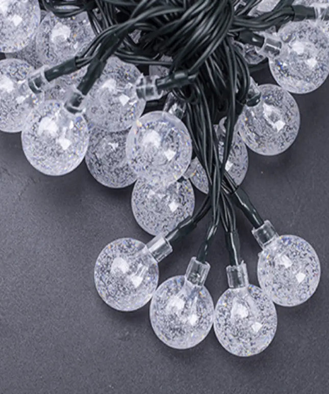 NOVEDEN 100 Light Bulb Solar String Light (Warm Light) - Occasions > Christmas > Outdoor Decorations & Lights
