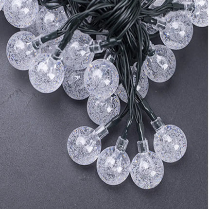 NOVEDEN 200 Light Bulb Solar String Light (Warm Light) - Occasions > Christmas > Outdoor Decorations & Lights