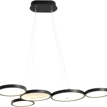 OLYMPIA 54W LED Black pendent Light with Remote Control - Home & Garden > Lighting