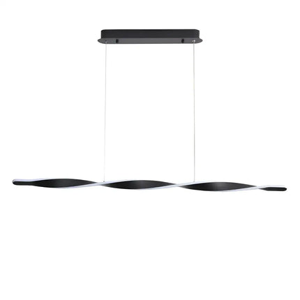 Aeon Black Tri-Colour Dimmable LED Linear Pendant