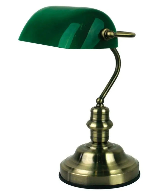 Oriel Bankers Lamp with Switch – Classic Desk Lighting - Home & Garden > Lighting > Table Lamps - Oriel Lighting