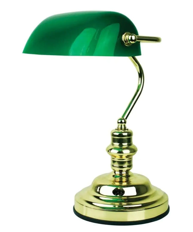 Oriel Bankers Lamp with Switch – Classic Desk Lighting - Home & Garden > Lighting > Table Lamps - Oriel Lighting