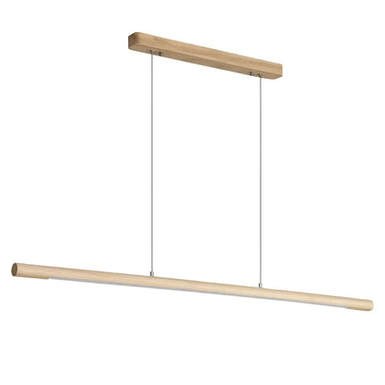 Caber Ash Timber Tri-Colour Dimmable LED Linear Pendant