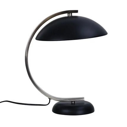 Oriel DECO - Black Brushed Chrome Table Lamp - Home & Garden > Lighting > Table Lamps