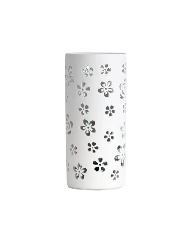 Oriel DIANNA - 25W Ceramic Lamp with Floral or Astral Pattern - Home & Garden > Lighting > Table Lamps - Oriel Lighting
