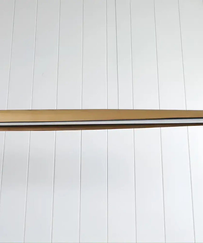 ORIEL EASTOFT HAND-FINISHED ASH WOOD LINEAR 24W LED CEILING PENDANT LIGHT-Pendant Light-Oriel Lighting