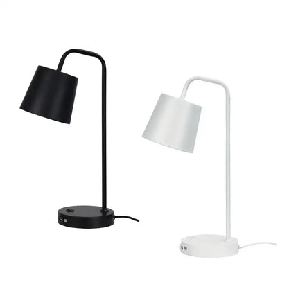 Oriel HENK - Desk Lamp with USB Socket - Home & Garden > Lighting > Table Lamps - Oriel Lighting