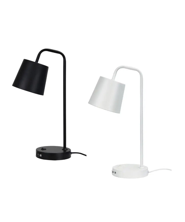 Oriel HENK - Desk Lamp with USB Socket - Home & Garden > Lighting > Table Lamps - Oriel Lighting