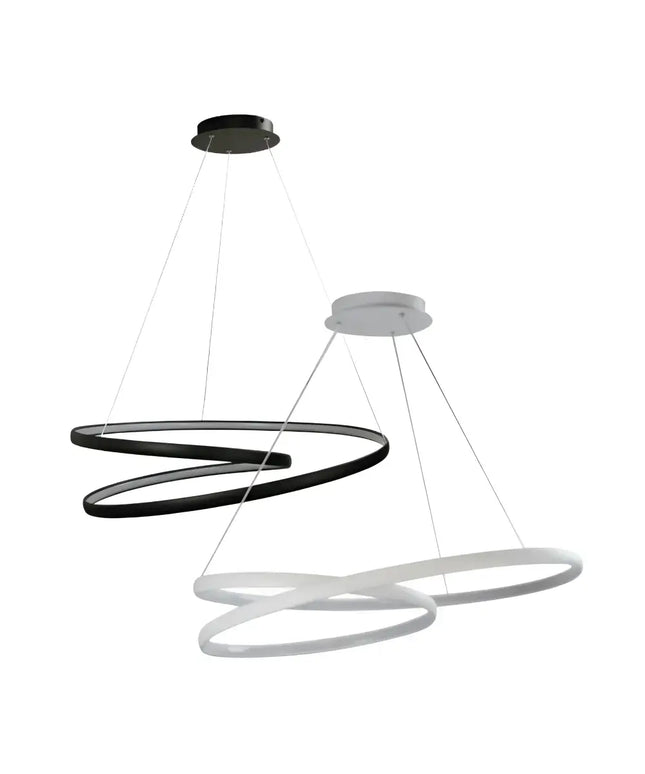 Oriel INFINITY - 50W Modern LED Spiral Ring Pendant - 4000K Kopy, PENDANTS, oriel-infinity-50w-modern-led-spiral-ring-pendant-4000k