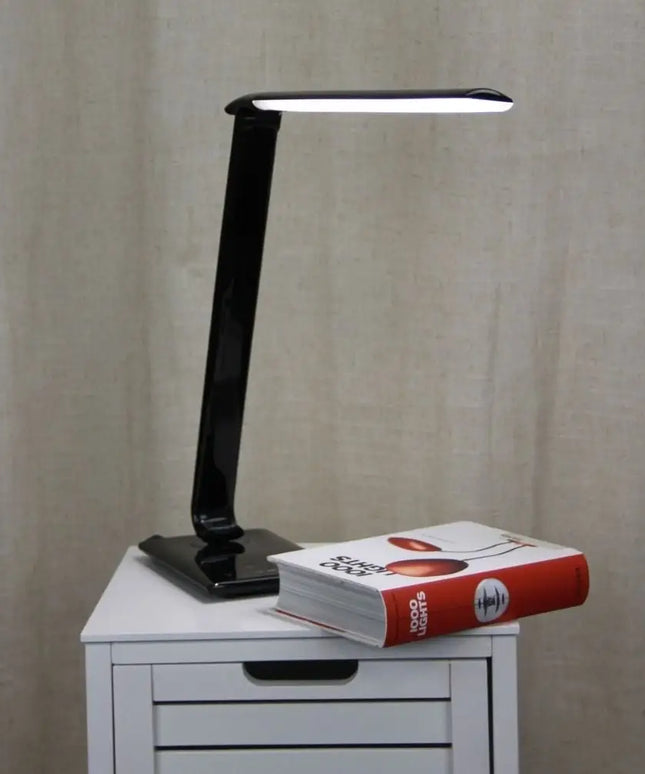 Oriel Luke 9W LED Desk Lamp - Touch Dimming & USB Charging - Home & Garden > Lighting > Table Lamps - Oriel Lighting