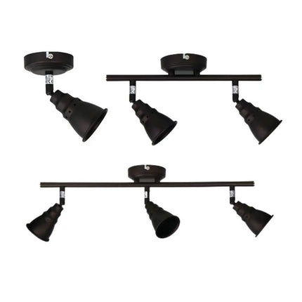 Oriel NORTON - 1/2/3 Light Vintage Adjustable Spotlight-INDOOR-Oriel Lighting