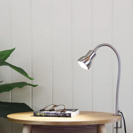 Oriel Scope - Adjustable Gooseneck Desk Clamp Lamp - Home & Garden > Lighting > Table Lamps