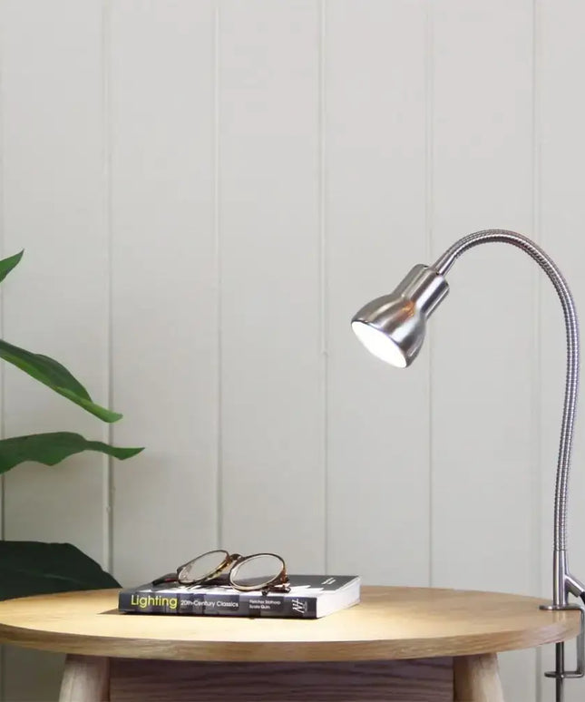 Oriel Scope - Adjustable Gooseneck Desk Clamp Lamp - Home & Garden > Lighting > Table Lamps