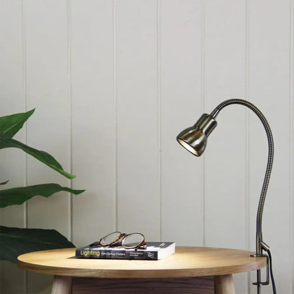 Oriel Scope - Adjustable Gooseneck Desk Clamp Lamp - Home & Garden > Lighting > Table Lamps