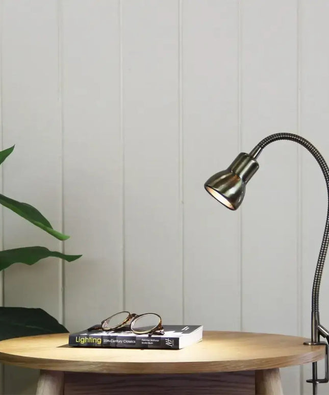Oriel Scope - Adjustable Gooseneck Desk Clamp Lamp - Home & Garden > Lighting > Table Lamps