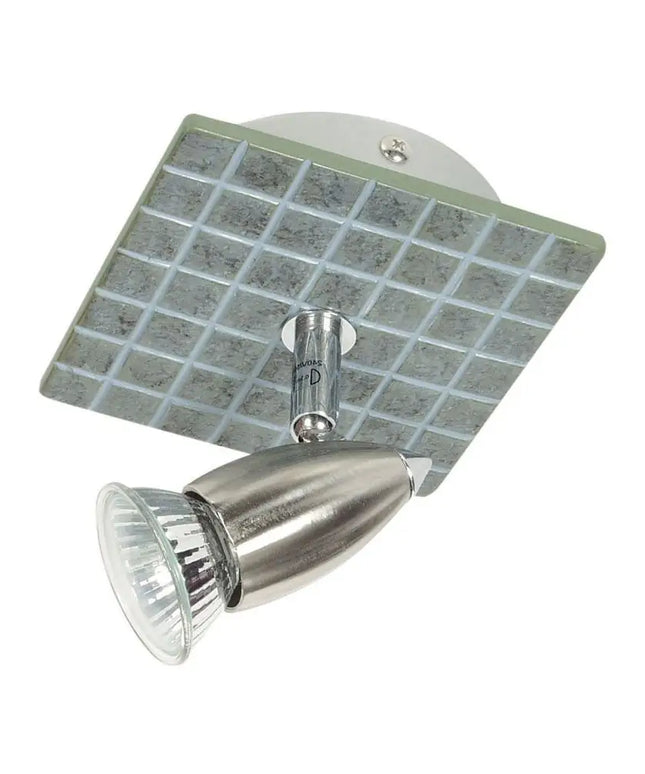 Oriel SLATE - 1/2/3/4 Light Tiled Resin Adjustable Spotlight-SPOTLIGHT-Oriel Lighting