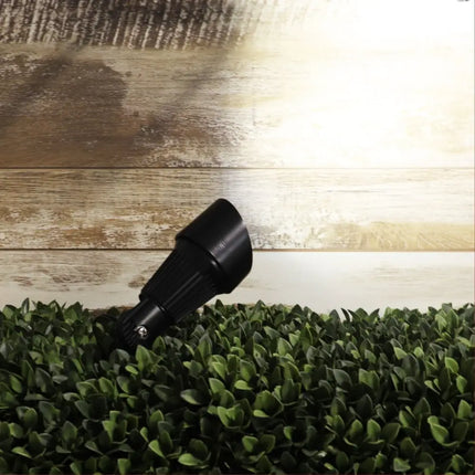 Oriel Thax 12V Garden Spike Light | Outdoor Hooded Spot Light IP54 - Home & Garden > Lighting > Outdoor Lights - Oriel Lighting