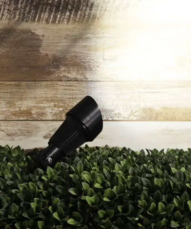 Oriel Thax 12V Garden Spike Light | Outdoor Hooded Spot Light IP54 - Home & Garden > Lighting > Outdoor Lights - Oriel Lighting