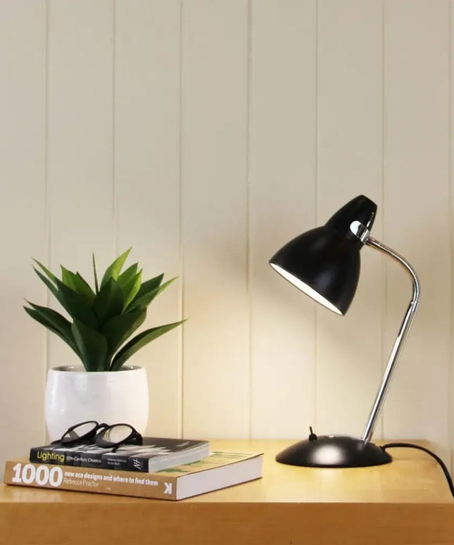 Oriel Trax Gooseneck Desk Lamp - Classic Metal Task Light - Home & Garden > Lighting > Table Lamps - Oriel Lighting
