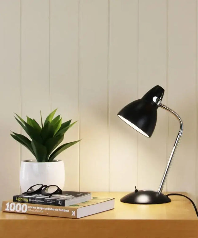 Oriel Trax Gooseneck Desk Lamp - Classic Metal Task Light - Home & Garden > Lighting > Table Lamps - Oriel Lighting
