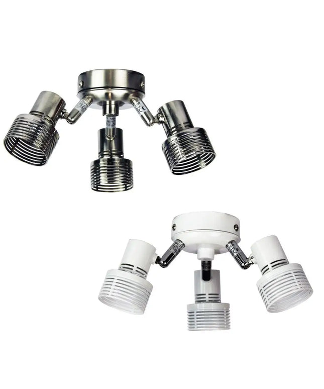 Oriel ZIP 3 - Adjustable Indoor Spotlight for Ceiling Fan-SPOTLIGHT-Oriel Lighting