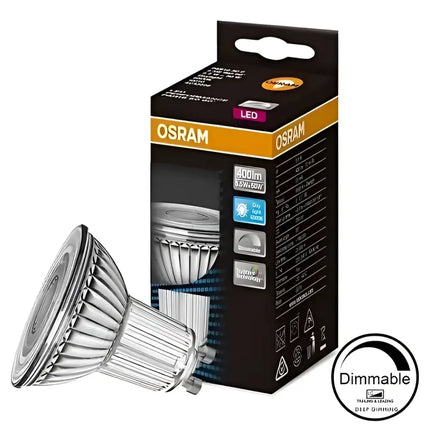 Osram 5.5W GU10 Dimmable LED Globe - Daylight / 1 Piece - Home & Garden > Lighting