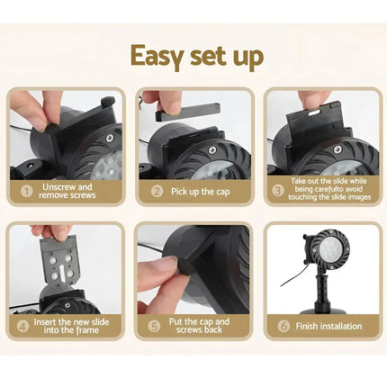 Pattern LED Laser Landscape Projector Light Lamp Christmas Party-Occasions > Lights-Dropli