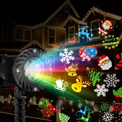 Pattern LED Laser Landscape Projector Light Lamp Christmas Party-Occasions > Lights-Dropli