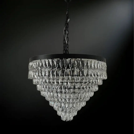 Palais Black 600 12 Light Luxury Crystal Chandelier