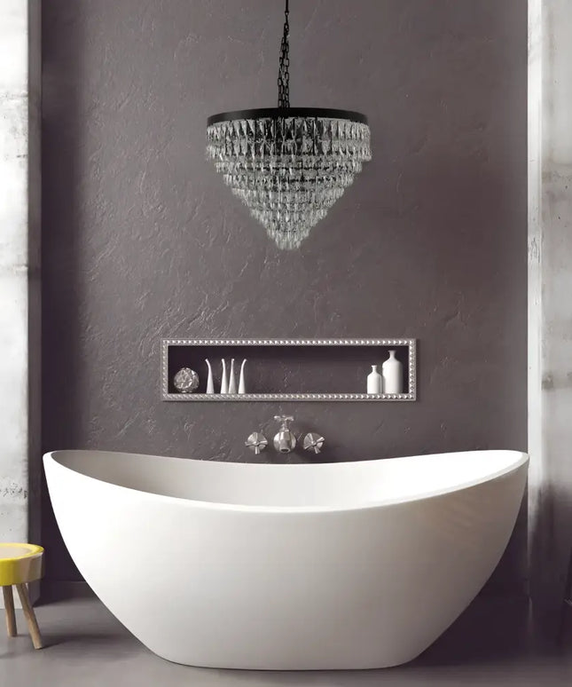 Palais Black 600 12 Light Luxury Crystal Chandelier