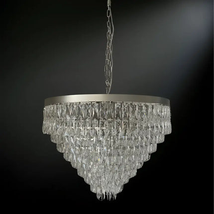 Palais Silver 600 12 Light Luxury Crystal Chandelier