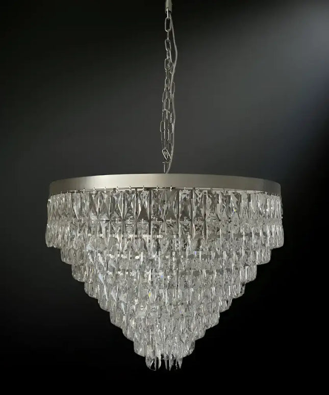Palais Silver 600 12 Light Luxury Crystal Chandelier