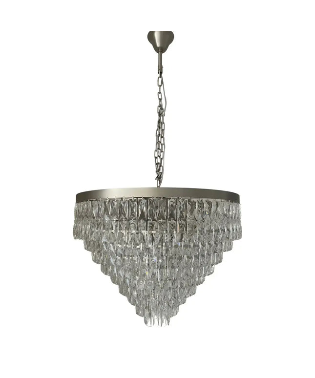 Palais Silver 600 12 Light Luxury Crystal Chandelier