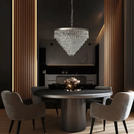 Palais Silver 600 12 Light Luxury Crystal Chandelier