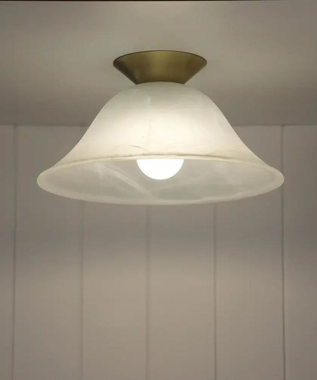 Pana DIY Alabaster Glass DIY 300mm - OL2243-DIY Batten Fix Lights-Oriel Lighting