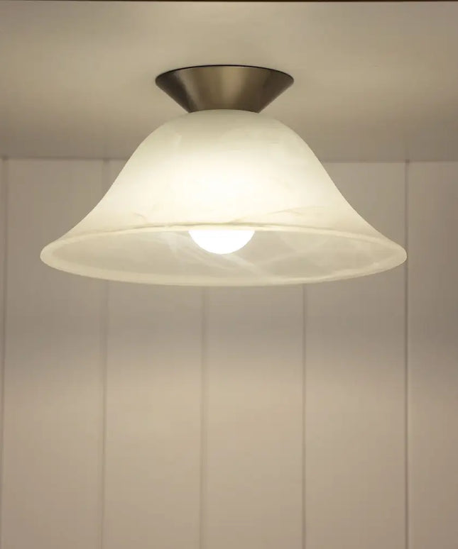 Pana DIY Alabaster Glass DIY 300mm - OL2243-DIY Batten Fix Lights-Oriel Lighting