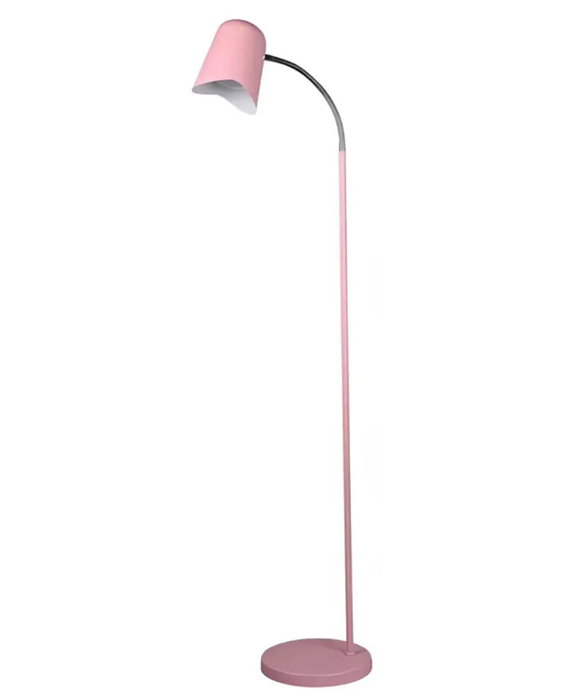PASTEL Interior Powder Coated Iron Floor Lamp Pink - PASTEL24FL-Floor Lamps-CLA Lighting