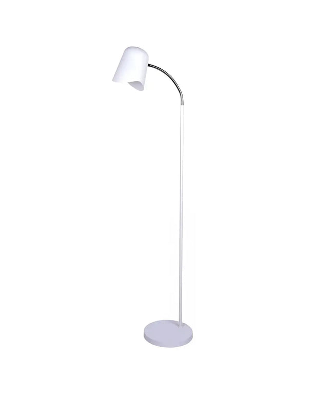 PASTEL Interior Powder Coated Iron Floor Lamp White - PASTEL22FL-Floor Lamps-CLA Lighting